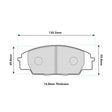 PBS Honda Civic Ep3 Front Performance Brake Pads 991 - FD Racing