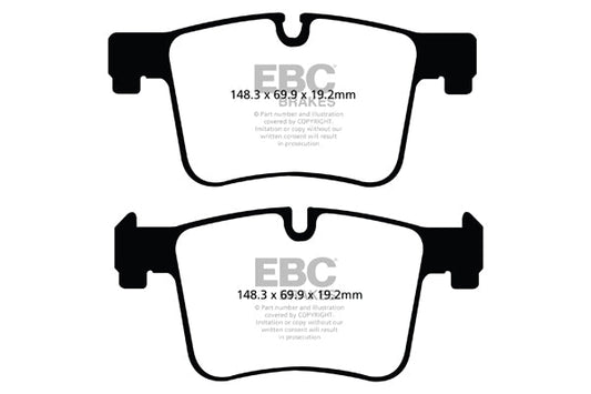 EBC Brakes Pad and Disc Full vehicle Kit (PD40K341) Image 1