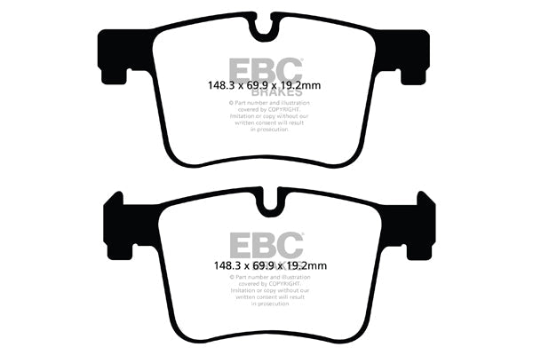 EBC Brakes Pad and Disc Full vehicle Kit (PD40K423) Image 1