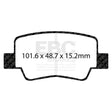 EBC Brakes Pad and Disc Kit (PDKR881) Image 1