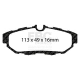EBC Brakes Pad and Disc Kit (PD03KR299) Image 1