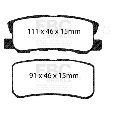 EBC Brakes Pad and Disc Full vehicle Kit (PD40K649)