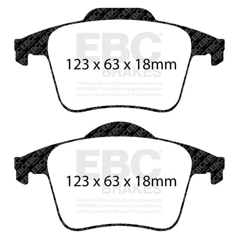 EBC Greenstuff 6000 Series Truck and SUV Brake Pad Set (DP61680) Image 3