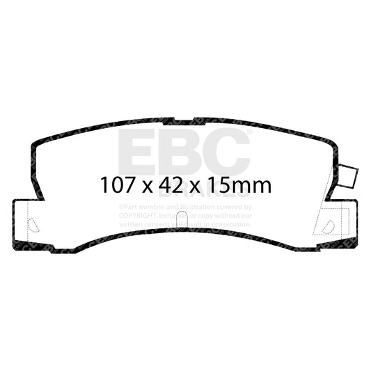 EBC Brakes Pad and Disc Kit (PD08KR343) Image 2