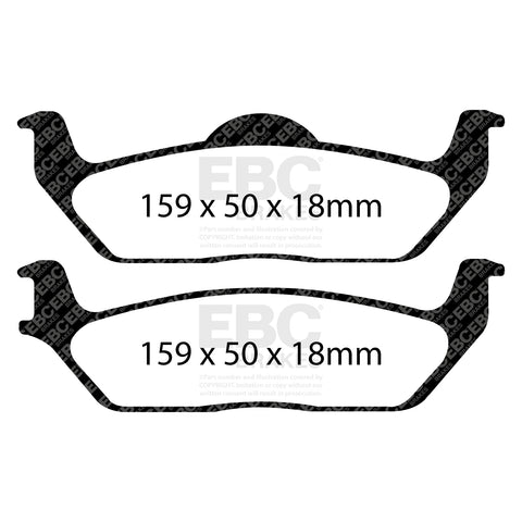 EBC Brakes Pad and Disc Kit (PDKR963) Image 2