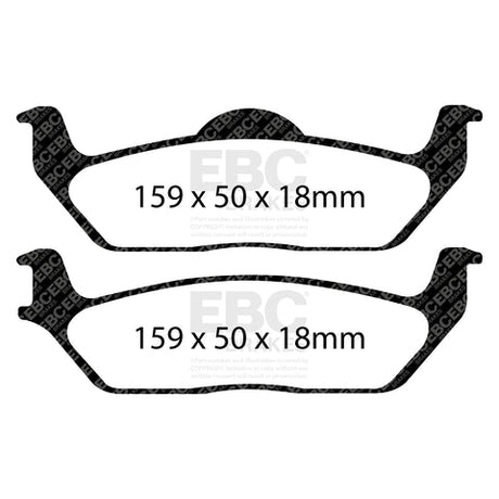 EBC Brakes Pad and Disc Kit (PDKR963) Image 2