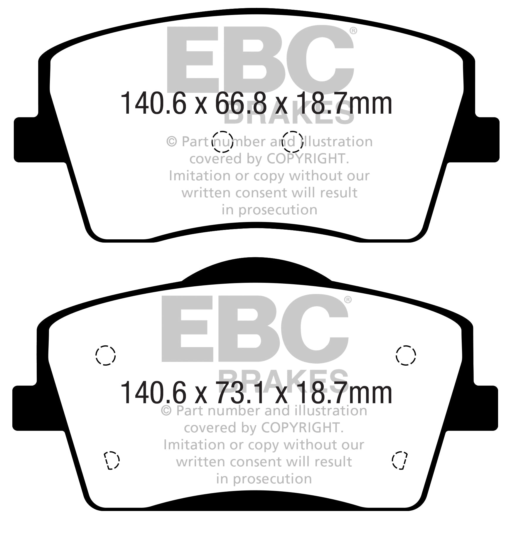 EBC Brakes Pad and Disc Full vehicle Kit (PD40K2628)