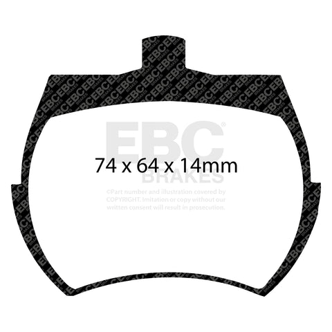 EBC Brakes Pad and Disc Kit (PD04KF304)