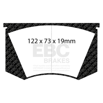 EBC Bluestuff NDX Trackday Brake Pad Set (DP5223NDX) Image 3
