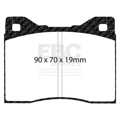 EBC Brakes Pad and Disc Full vehicle Kit (PD40K355) Image 1