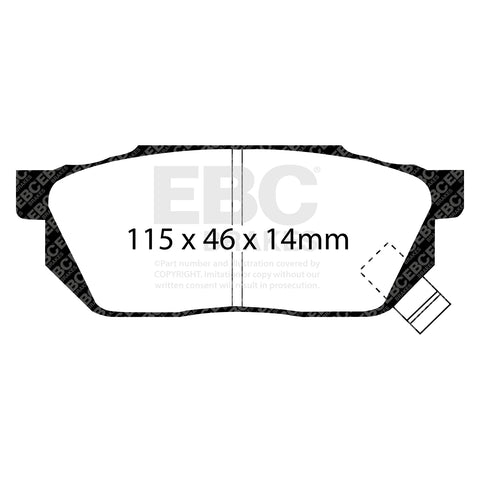 EBC Brakes Pad and Disc Kit (PDKF907) Image 2