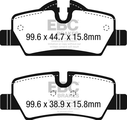 EBC Brakes Pad and Disc Full vehicle Kit (PD40K2615)