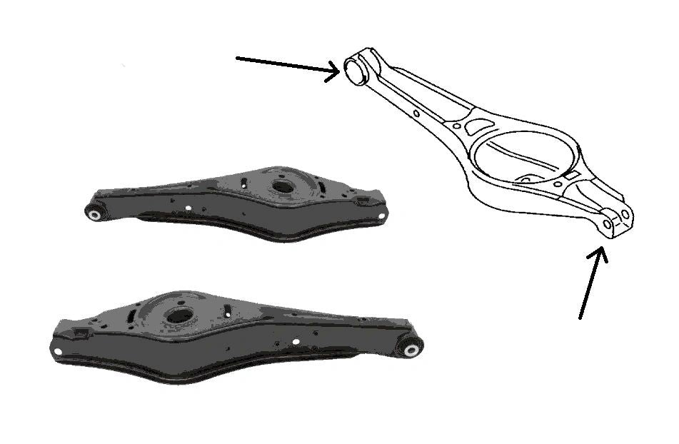 SEAT Leon MK2 (2005-2012) Inc Cupra Rear Lower Spring Mount Arm Bushes