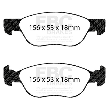 EBC Brakes Pad and Disc Kit (PDKF675) Image 2
