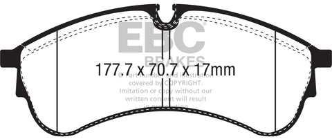 EBC Ultimax OE Replacement Brake Pad Set (DPX2339) Image 2