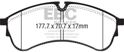EBC Ultimax OE Replacement Brake Pad Set (DPX2339) Image 2