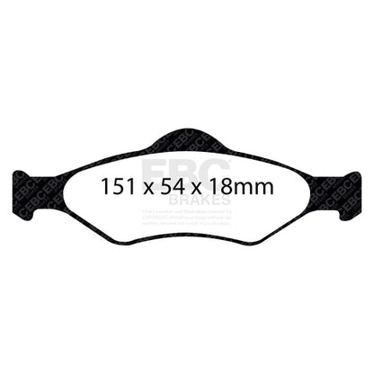 EBC Brakes Pad and Disc Kit (PDKF727) Image 2