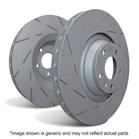 EBC USR Series Fine Slotted Discs (Pair) (USR7122) Image 1