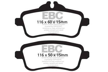 EBC Greenstuff 6000 Series Truck and SUV Brake Pad Set (DP62137) Image 4