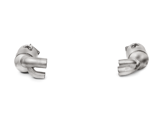 Akrapovic Link Pipe Set w Cat (SS) - Porsche 911 Carrera Cabriolet /S/4/4S/GTS (991.2) 2016 - 2019
