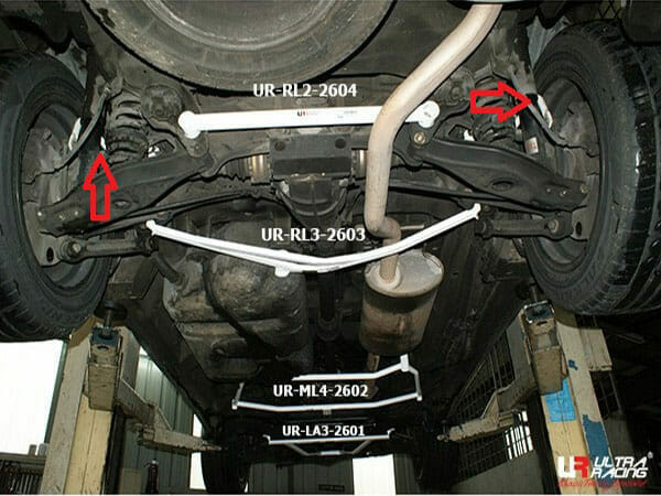 Ultra Racing Rear Sway Bar 19mm for SsangYong Stavic SV270 04-12