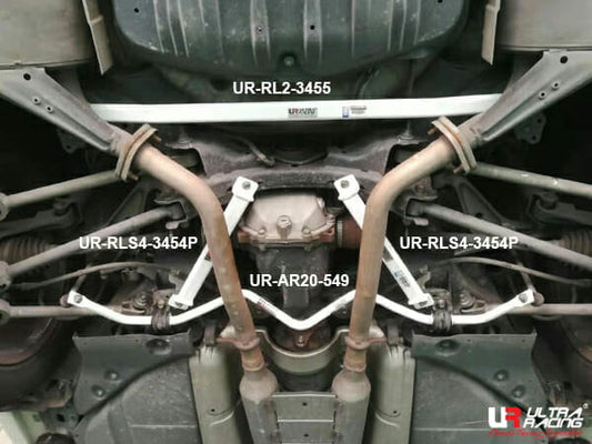 Ultra Racing 2-Point Rear Lower Bar for Infiniti Q70 Y51