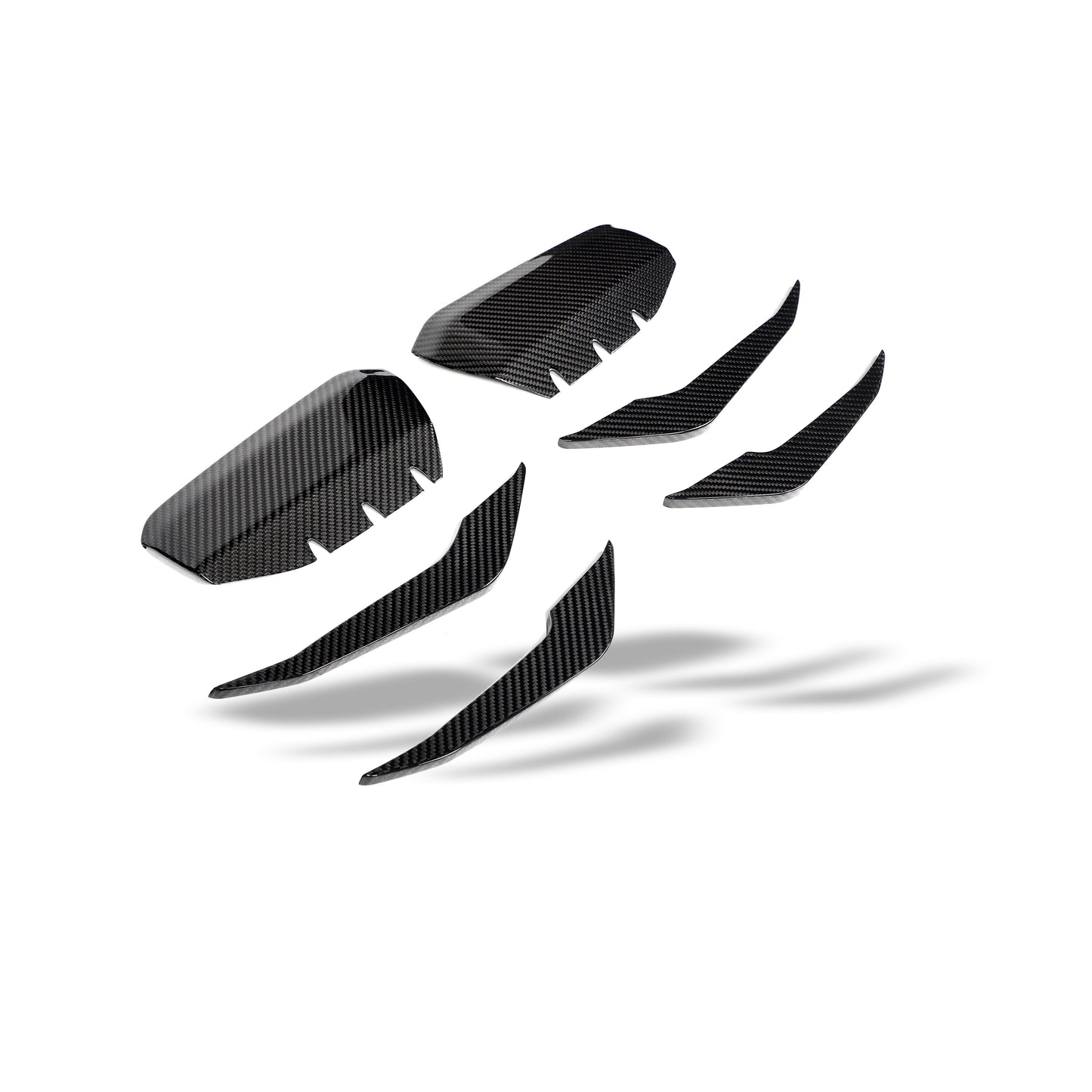 Revozport Carbon Fibre Front Bumper Canards for Audi RS3 8Y