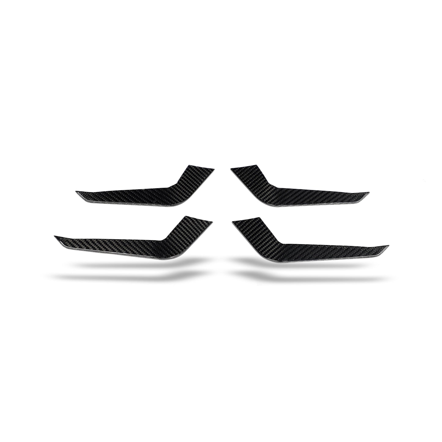Revozport Carbon Fibre Front Bumper Canards for Audi RS4 B9.5