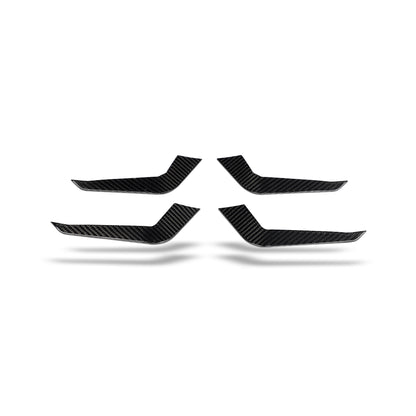Revozport Carbon Fibre Front Bumper Canards for Audi RS4 B9.5