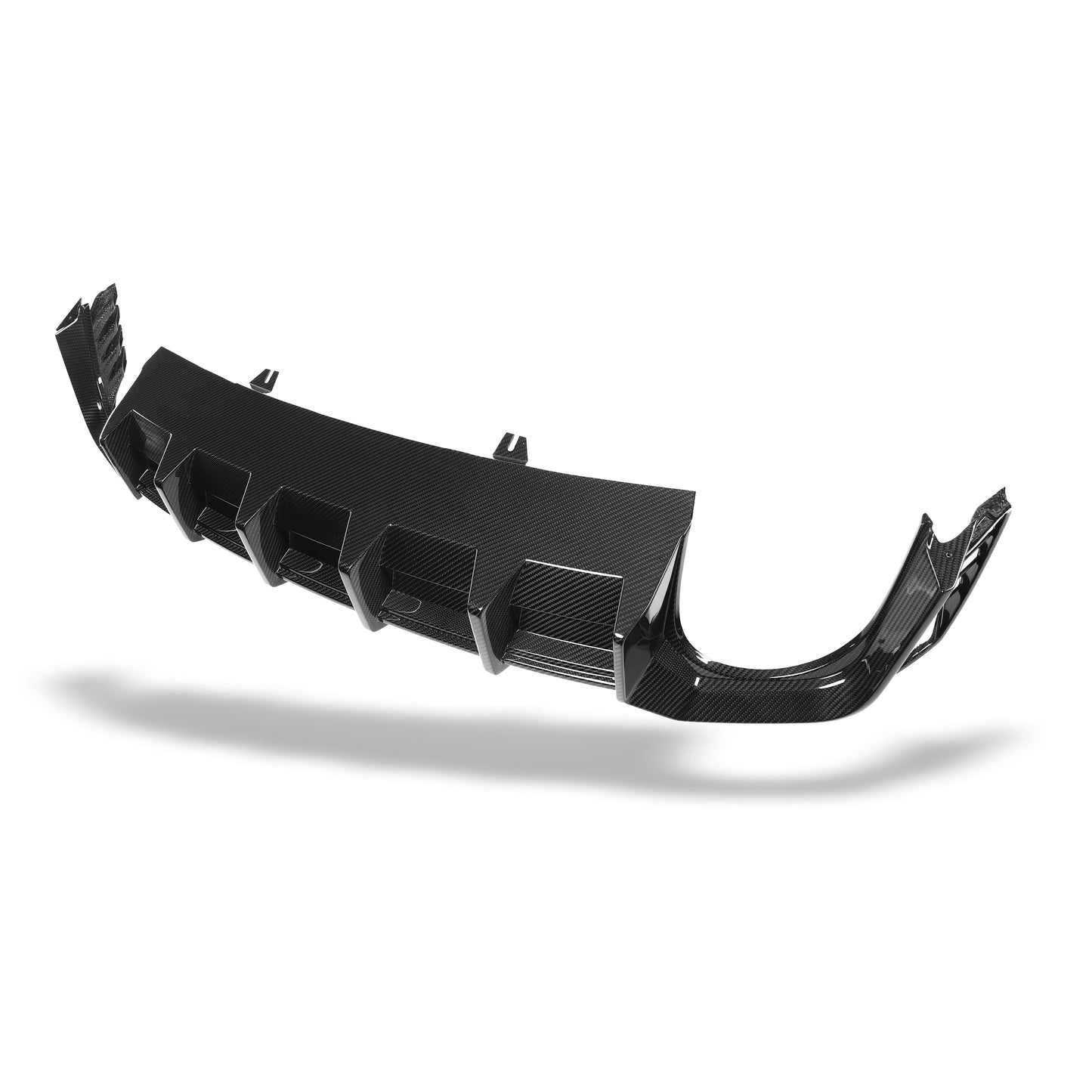 Revozport Carbon Fibre Rear Diffuser for Audi RS4 B9.5 Facelift