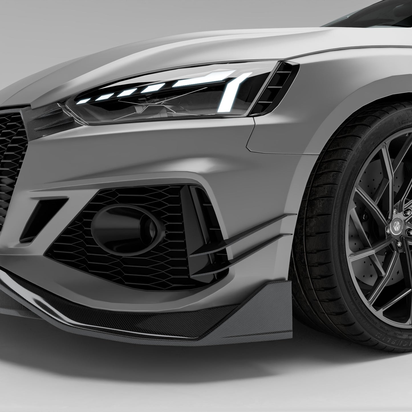 Revozport Audi RS5 B9.5 Carbon Fibre Front Canards