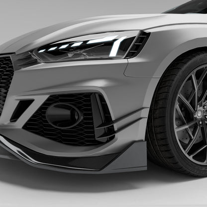 Revozport Audi RS5 B9.5 Carbon Fibre Front Canards