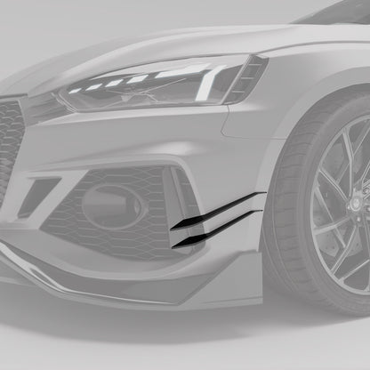 Revozport Audi RS5 B9.5 Carbon Fibre Front Canards
