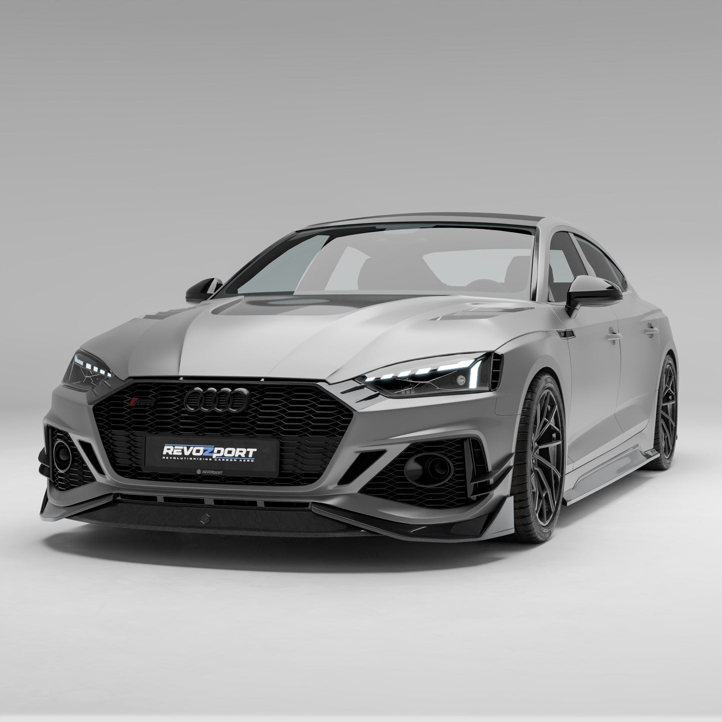 Revozport Audi RS5 B9.5 Carbon Fibre Front Lip
