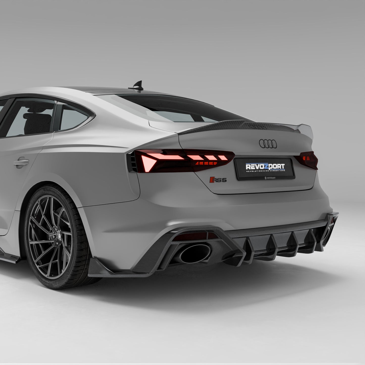 Revozport Audi RS5 B9.5 Carbon Fibre Rear Diffuser