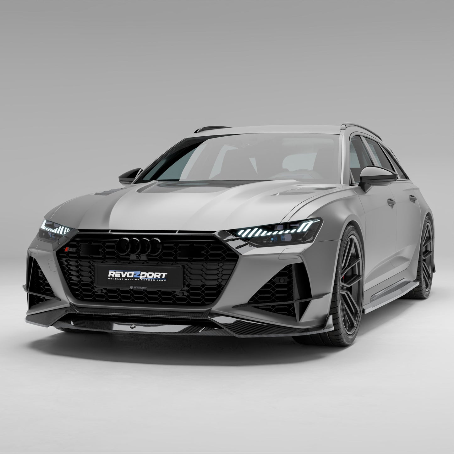 Revozport Audi RS6 C8 Carbon Fibre Front Lip