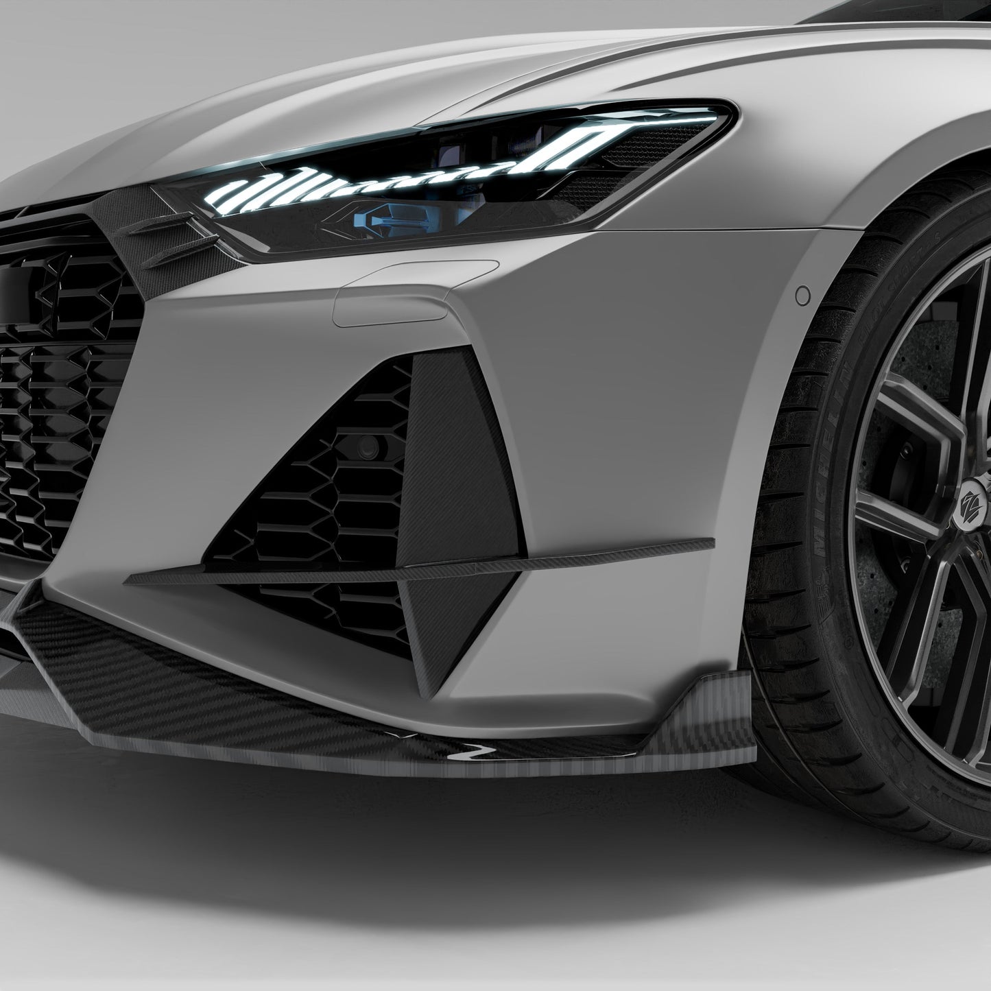 Revozport Audi RS6 C8 Carbon Fibre Canards
