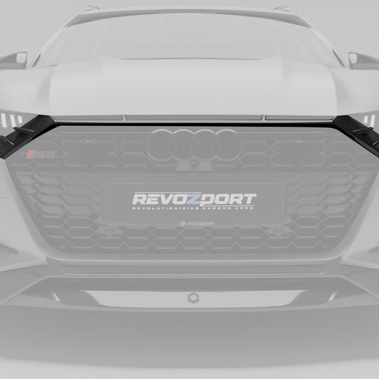 Revozport Audi RS6 C8 Carbon Fibre Front Grille