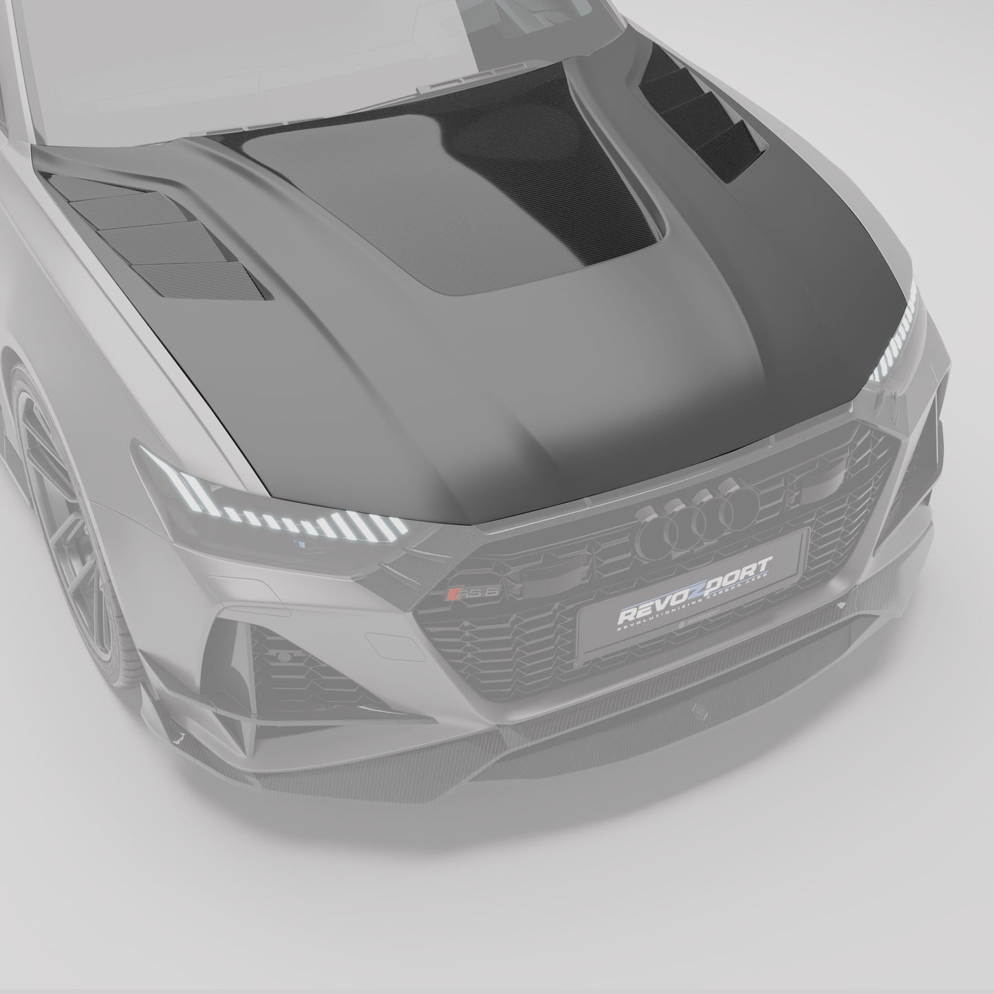 Revozport Audi RS6 C8 Carbon Fibre Hood