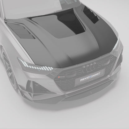 Revozport Audi RS6 C8 Carbon Fibre Hood