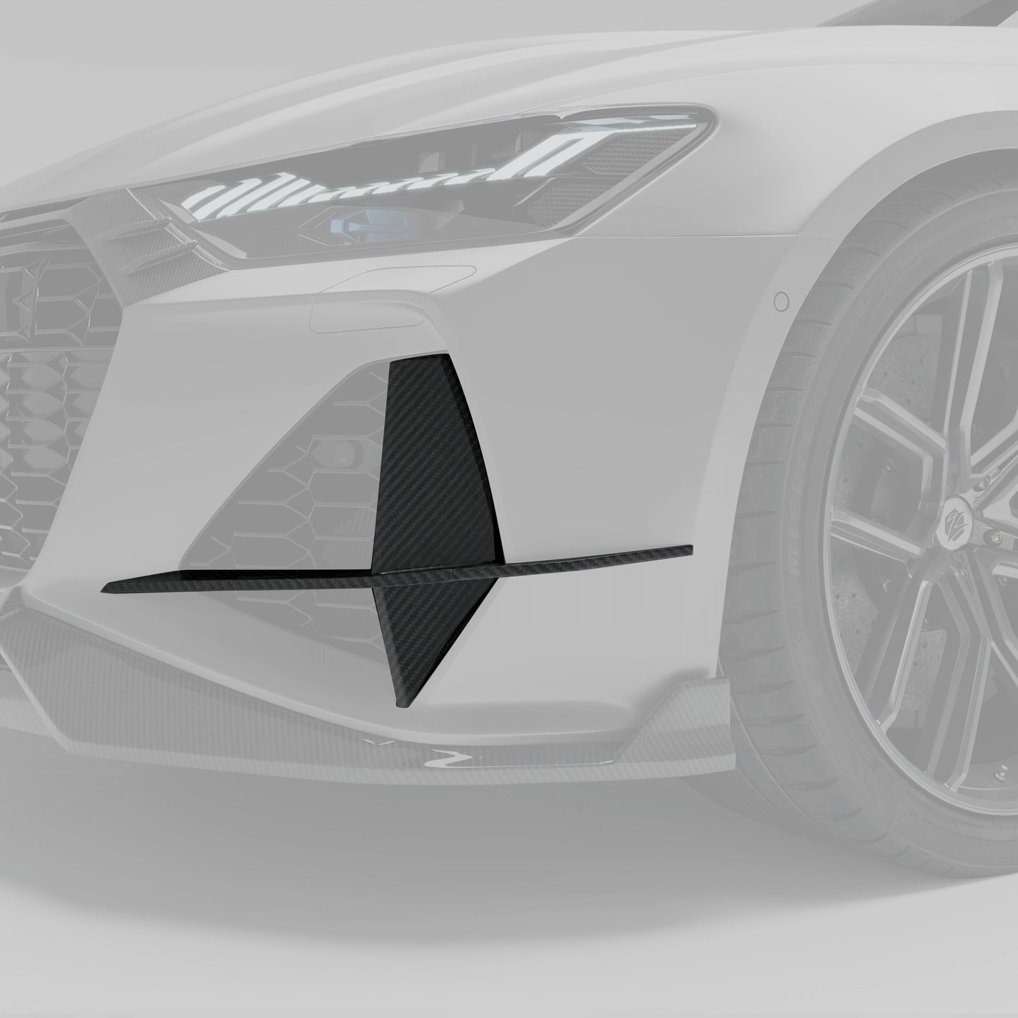 Revozport Carbon Fibre Canards for Audi RS7 C8