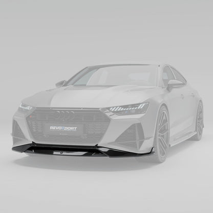 Revozport Carbon Fibre Front Lip for Audi RS7 C8