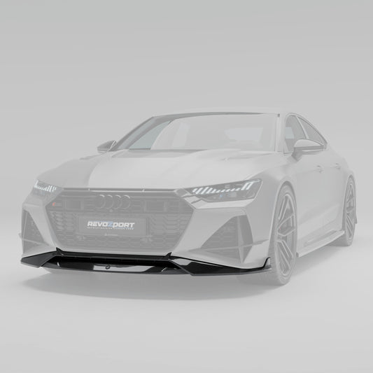 Revozport Carbon Fibre Front Lip for Audi RS7 C8