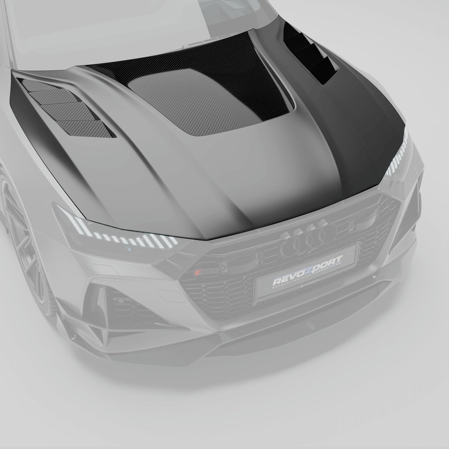 Revozport Audi RS7 C8 Carbon Fiber Hood