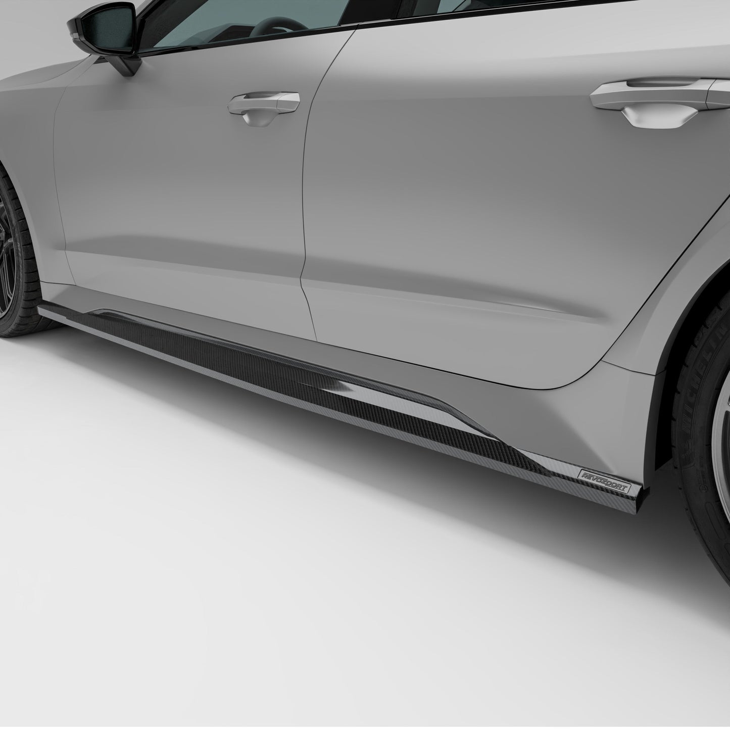Revozport Audi RS7 C8 Carbon Fiber Side Skirts