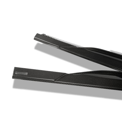 Revozport Audi RS7 C8 Carbon Fiber Side Skirts