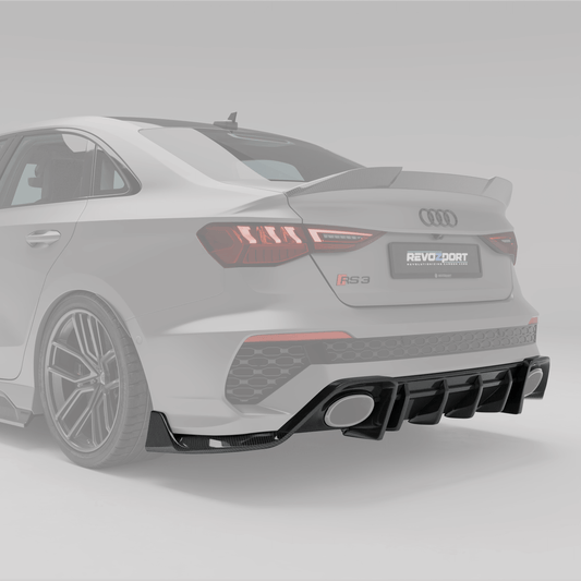 Revozport Audi RS3 8Y Carbon Fiber Rear Diffuser