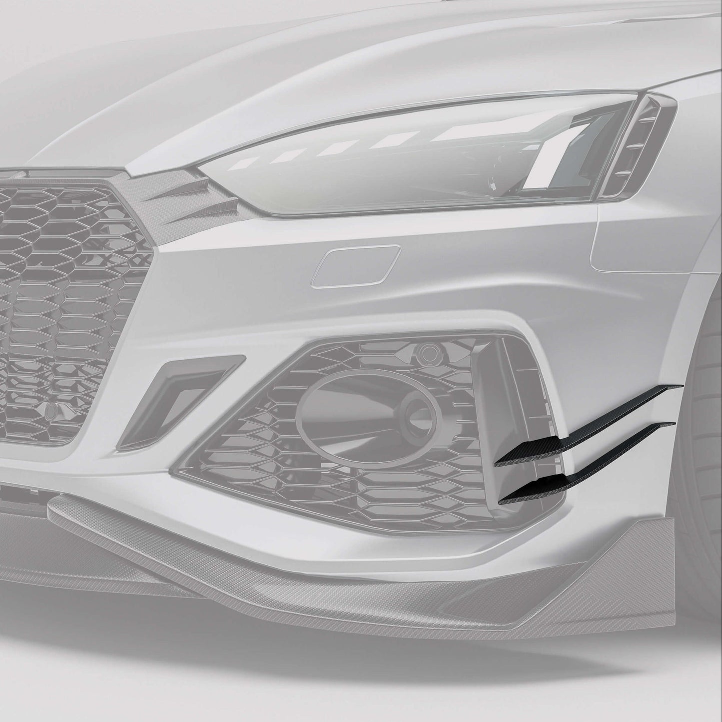 Revozport Carbon Fiber Canards for Audi RS5 B9.5 Coupe