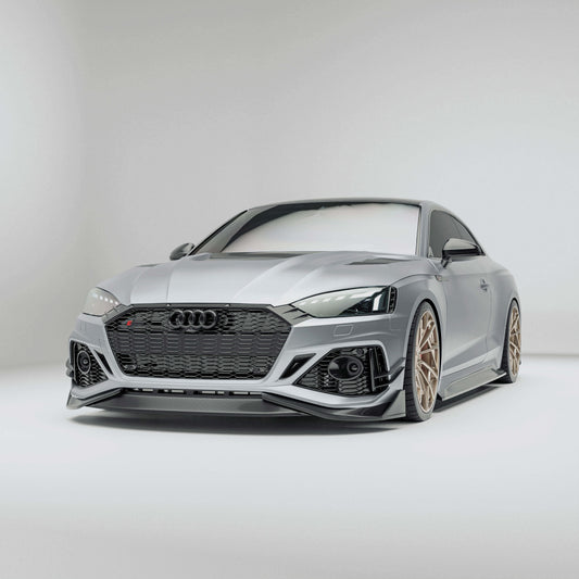 Revozport Carbon Fiber Front Lip for Audi RS5 B9.5 Coupe