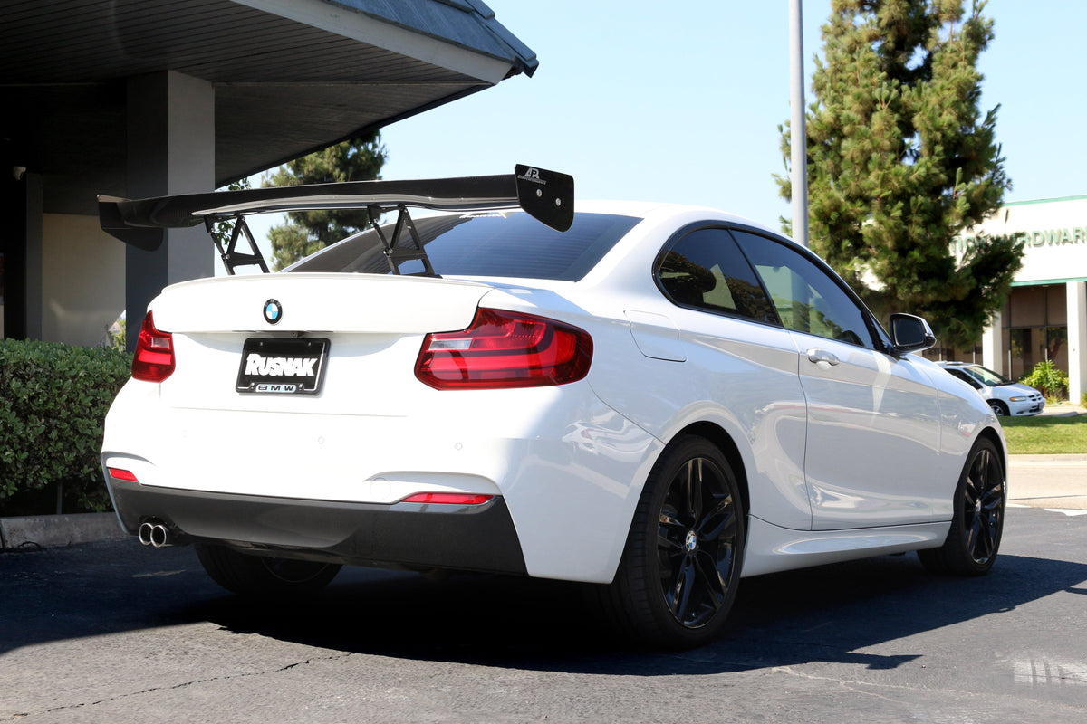 APR GTC-200 Adjustable Carbon Fibre Wing for BMW 2 Series F22 Coupe 2014-2021 - image 5
